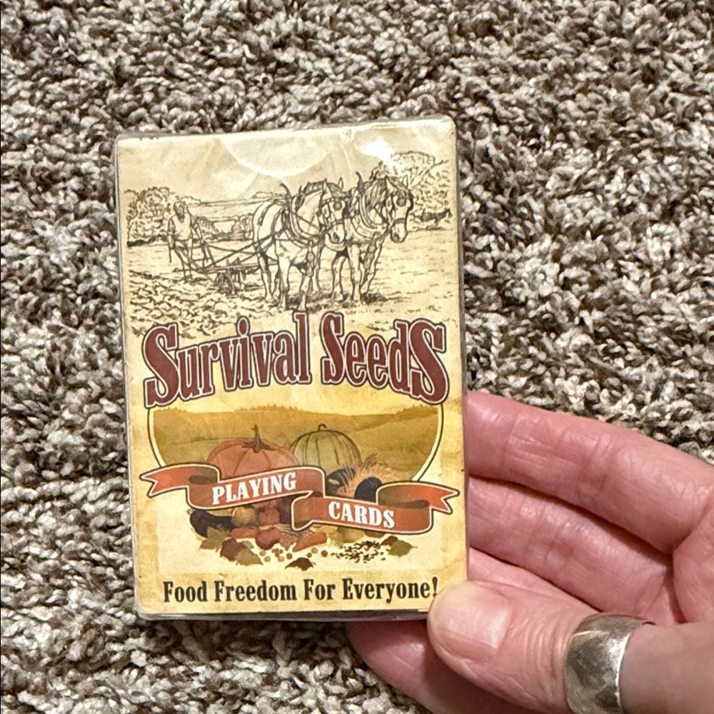 Survival Seeds Playing Cards